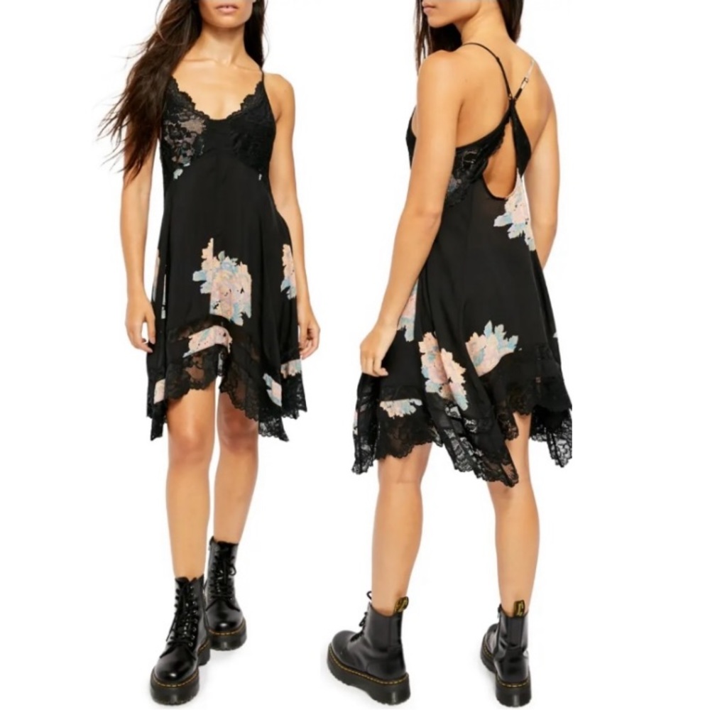 Free People Twilight Table For Two Trapeze Slipdress Size XS